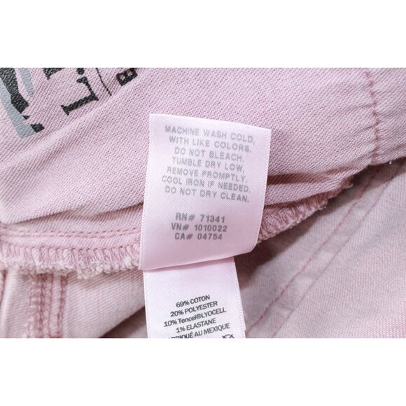 LL Bean BeanFlex Jeans High Rise Slim Leg Ankle Stretch Rose Shadow 18 - Picture 9 of 13